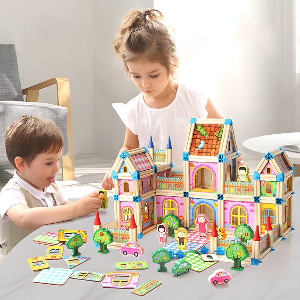 Buy 3D House Puzzle Model Block for Kids - Building Fun