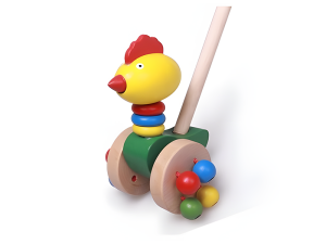 PeekaBoo Wooden Push Toy
