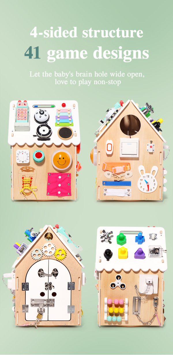 Buy Fun Full House Busy Board - Keep Hands Busy | Kinder Toys