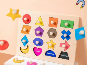 Wooden Shape Sorting Puzzle Board